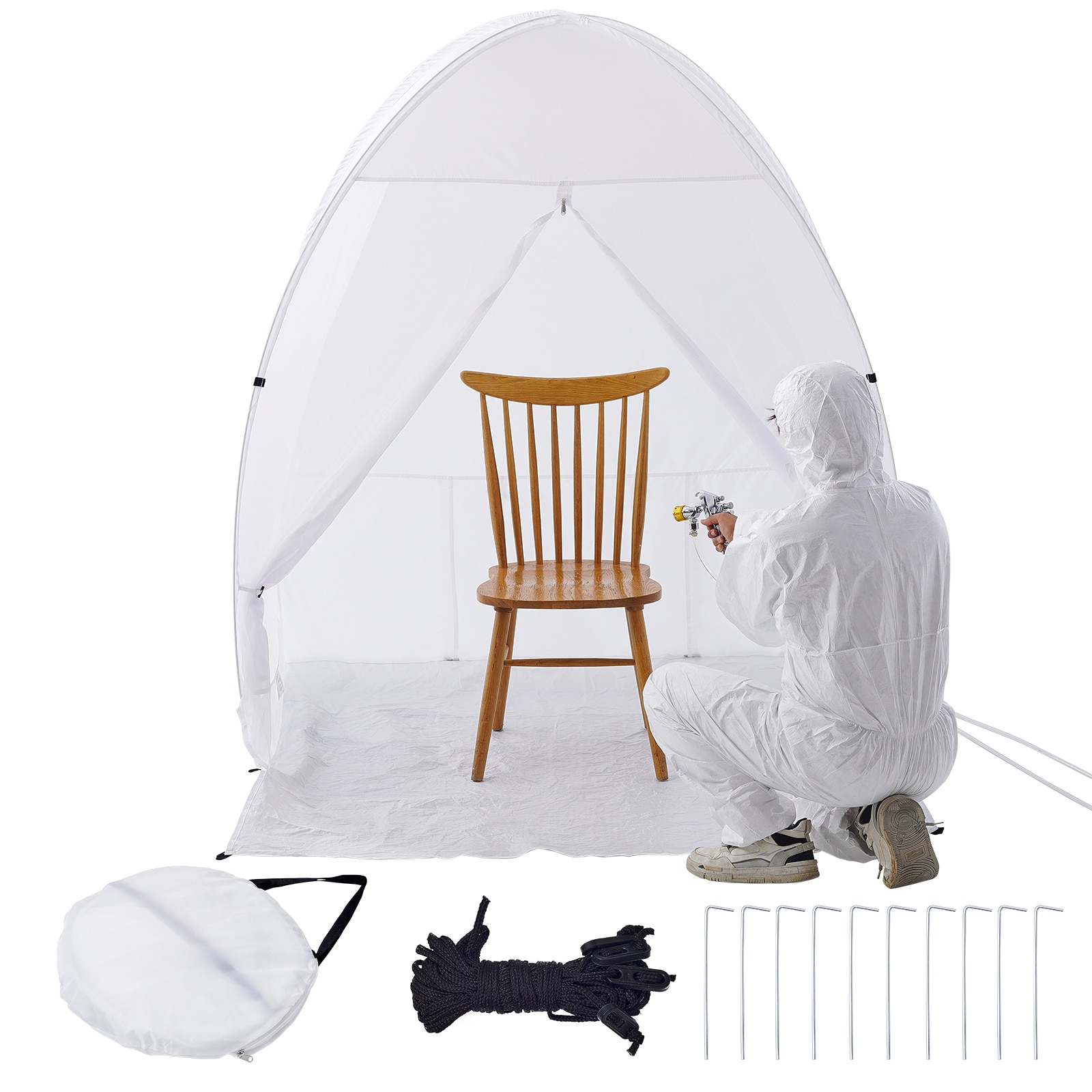 Portable Spray Paint Tent Booth For Diy Projects And Crafting_voghion.com